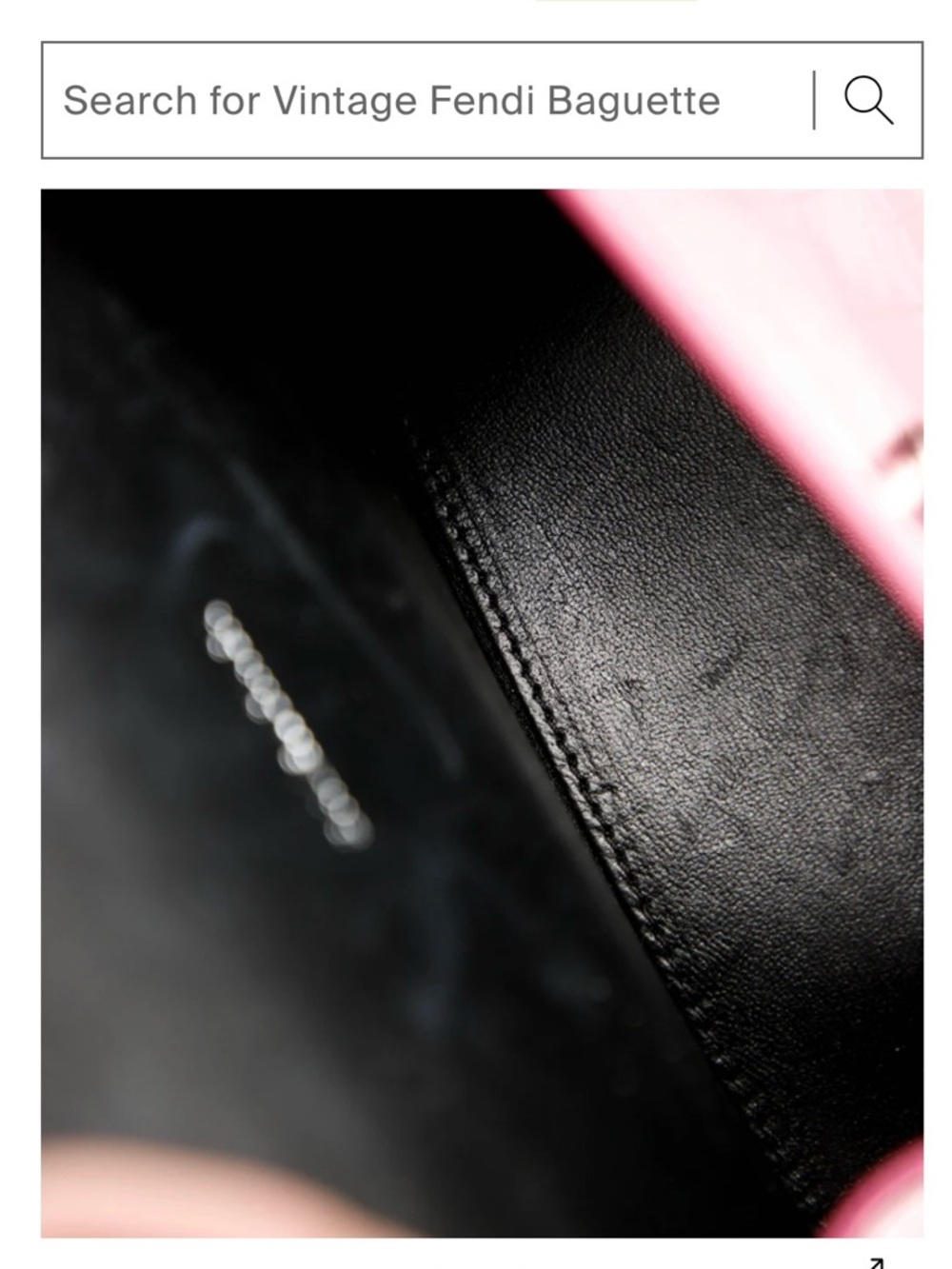 Balenciaga Metallic Fuchsia Croc-Embossed Hourglass Satchel - Picture 5 of 15